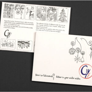 Card set “Colour In Your winter wishes”